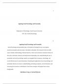 1Applying Social Psychology and PersonalityDepartment of Psychology&comma; Grand Canyon Universi