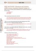 IDIS 344 EXAM  Questions and Answers &lpar;100&percnt; Correct Answers&rpar; Already Graded A&plus;