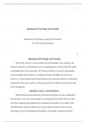 1Applying Social Psychology and PersonalityDepartment of Psychology&comma; Grand Canyon Universi