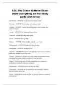 S&period;S &vert; 7th Grade Midterm Exam 2024 &lpar;everything on the study guide and notes&rpar;