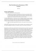 Dual Enrollment for Elementary&sol; SPED TeacherMAT-144Income and ProjectionIn this section&comma; p
