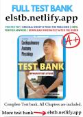 Test Bank - Cardiopulmonary Anatomy and Physiology: Essentials of Respiratory Care, 7th Edition (Des Jardins, 2020), Chapter 1-20 | All Chapters
