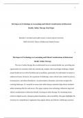 1The Impact of Technology on Lawmaking and Ethical Considerations in BehavioralHealth: Onl