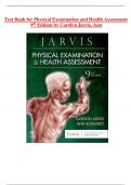 Test Bank for Physical Examination and Health Assessment &ndash; 9th Edition by Carolyn Jarvis &ndash; Complete Guide with Verified Answers