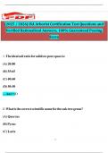 &lpar;2025 &sol; 2026&rpar; ISA Arborist Certification Test Questions and Verified Rationalized Answers&comma; 100&percnt; Guaranteed Passing Score
