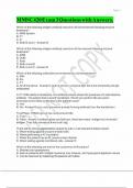 MMSC420 Exam 3 Questions with Answers&period;