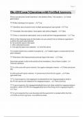Bio 420 Exam 3 Questions with Verified Answers&period;