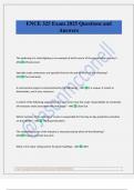 ENCE 325 Exam 2025 Questions and Answers