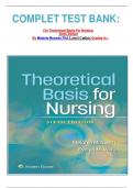   COMPLET TEST BANK&colon;  For Theoretical Basis For Nursing  Sixth Edition By Melanie Mcewen Phd Latest Update Graded A&plus;&period;