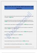 EPIC CLN251&sol;252 Exam 2025 Questions and Answers