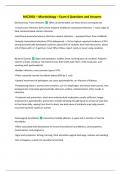 BUNDLE-&colon;&colon;MIC205A &ndash; Microbiology Exams&vert; Questions and Answers 100&percnt; Verified