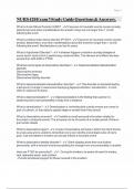 NURS 420 Exam 3 Study Guide Questions & Answers&period;