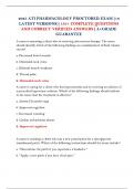 2025 ATI PHARMACOLOGY PROCTORED EXAM &lpar;10 LATEST VERSIONS&rpar;&vert;150&plus; COMPLETE QUESTIONS AND CORRECT VERIFIED ANSWERS&vert; A&plus;GRADE GUARANTEE