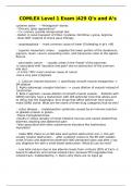 COMLEX Level 1 Exam &vert;429 Q&rsquo;s and A&rsquo;s