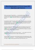 Hvac Journeyman ACTUAL Exam 2025 Questions and Answers