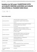 hondros nur 163 exam 1 QUESTIONS WITH ACCURATE VERIFIED ANSWERS &lpar;ACCURATE SOLUTIONS&rpar; A&plus; PASSED&excl;&excl; 2025 EXAM