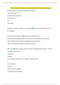 N244 &ndash; Nursing Pharmacology &ndash; Respiratory Medications Questions and Answers 