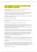 LOMA 308 Module 3 &vert;&vert; ACTUAL QUESTIONS WITH 100&percnt; CORRECT ANSWERS&excl;&excl;