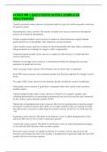 LOMA 308 &vert;&vert; QUESTIONS WITH COMPLETE SOLUTIONS&excl;&excl;