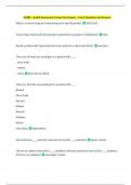 N3280 &ndash; Health Assessment Across the Lifespan &ndash; Test 3 Questions and Answers