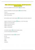 N3280 &ndash; Health Assessment Across the Lifespan &ndash; High-Risk Pregnancy Part 1  Questions and Answers