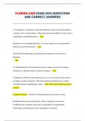 Florida CAM Exam 2025 &ndash; Complete Questions and Correct Answers for Community Association Manager Certification