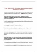 CLEET CERTIFICATION TEST PHASE 1 QUESTIONS AND CORRECT ANSWERS 100&percnt; VERIFIED&excl;&excl;