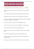 Unitek LVN Term 1 Final Exam  Unitek LVN Term 1 Final Exam 