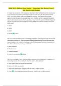 NMNC 4410 &ndash; Evidence-Based Practice &vert; University of New Mexico &vert; Exam 2&colon;  Quiz Questions with Answers 