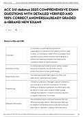 ACC 241 dallmus 2025 COMPREHENSIVE EXAM QUESTIONS WITH DETAILED VERIFIED AND 100&percnt; CORRECT ANSWERS&vert;ALREADY GRADED A&plus;&vert;BRAND NEW EXAM&excl;&excl;