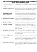UWF EDF6225 Exam 2 Vocabulary and Module Review &ndash; Foundations of Applied Behavior Analysis 2025&sol;2026