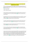 NUR2243 Module 2 EAQs&vert; Questions and Answers&vert; Latest Update 100&percnt;  Verified&vert; Grade A&plus; Content 