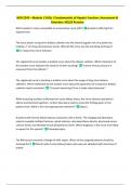 NUR 2243 &ndash; Module 1 EAQs &vert; Fundamentals of Hepatic Function&comma; Assessment &  Disorders&colon; NCLEX Practice 