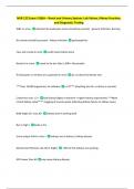 NUR 122 Exam 3 Q&A &ndash; Renal and Urinary System&colon; Lab Values&comma; Kidney Function&comma;  and Diagnostic Testing