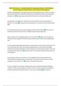NURS 122 Final Exam &ndash; Complete Concept & Communication Review &vert; ANA Guidelines&comma;  Cultural Competence&comma; Ethical Practice&comma; and Professional Role Integration 