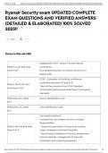 Ryanair Security exam UPDATED COMPLETE EXAM QUESTIONS AND VERIFIED ANSWERS &lpar;DETAILED & ELABORATED&rpar; 100&percnt; SOLVED 2025&excl;&excl;