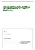 HIM 300 FINAL EXAM ALL QUIZZES &vert; 197 QUESTIONS &vert; WITH COMPLETE SOLUTIONS&excl;&excl;