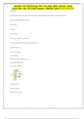 Anatomy and Physiology Hesi A2 Exam 2025 &lpar;Actual Exam&rpar; Questions and Verified Answers UPDATED 2025&excl;&excl;&excl;&excl;&excl;&excl;&excl;&excl;&excl;&excl;&excl;&excl;&excl;&excl;