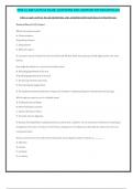 HESI A2 A&P &lpar;Actual Exam&rpar; Questions and Answers with Rationales