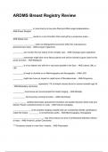 ARDMS Breast Registry Review NEWEST 2025&sol;2026 ACTUAL COMPLETE QUESTIONS AND CORRECT DETAILED ANSWERS &lpar;VERIFIED ANSWERS&rpar; &vert;ALREADY GRADED A&plus;