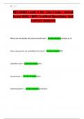 HFT4502 Exam 1 Dr&period; Line Exam &semi; Actual Exam With 100&percnt; Verified Questions And Correct Answers
