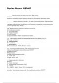Davies Breast ARDMS NEWEST 2025&sol;2026 ACTUAL COMPLETE QUESTIONS AND CORRECT DETAILED ANSWERS &lpar;VERIFIED ANSWERS&rpar; &vert;ALREADY GRADED A&plus;