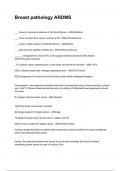 Breast pathology ARDMS NEWEST 2025&sol;2026 ACTUAL COMPLETE QUESTIONS AND CORRECT DETAILED ANSWERS &lpar;VERIFIED ANSWERS&rpar; &vert;ALREADY GRADED A&plus;