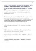 OHIO NURSING HOME ADMINISTRATOR EXAM WITH CORRECT ACTUAL QUESTIONS AND CORRECTLY WELL DEFINED ANSWERS LATEST ALREADY GRADED A&plus;
