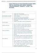 CHILD CARE FACILITY RULES AND REGULATIONS &lpar;RNRF&rpar;  PREP ALL QUESTIONS AND CORRECT ANSWERS  &lpar;VERIFIED ANSWERS&rpar; &vert; GRADED A&plus; &vert; LATEST &vert; JUST  RELEASED 