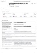 EMPLOYEE REGISTRATION MANUAL &colon; GA PEST CONTROL EXAM WITH CORRECT ACTUAL QUESTIONS AND CORRECTLY WELL DEFINED ANSWERS LATEST ALREADY GRADED A&plus;