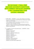 NR 548 EXAM 1 FINAL PREP  2025&sol;2026 ACCURATE QUESTIONS  WITH CORRECT DETAILED ANSWERS  &vert;&vert; 100&percnt; GUARANTEED PASS  <LATEST VERSION> 