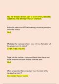 ASU BIO 181 QUIZ 2 &lpar;MODULE 3 & 4&rpar; EXAM ACTUAL 2025&sol;2026 QUESTIONS AND VERIFIED CORRECT ANSWERS