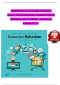 TEST BANK For Consumer Behaviour&colon; Buying&comma; Having&comma; and Being&comma; Canadian Edition&comma; 9th Edition&comma; 2024 by Michael R&period; Solomon Chapters 1 - 15