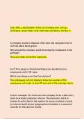 D333 PRE-ASSESSMENT ETHIC IN TECHNOLOGY ACTUAL  2025&sol;2026&period; QUESTIONS AND VERIFIED ANSWERS&comma; RATED A&plus;